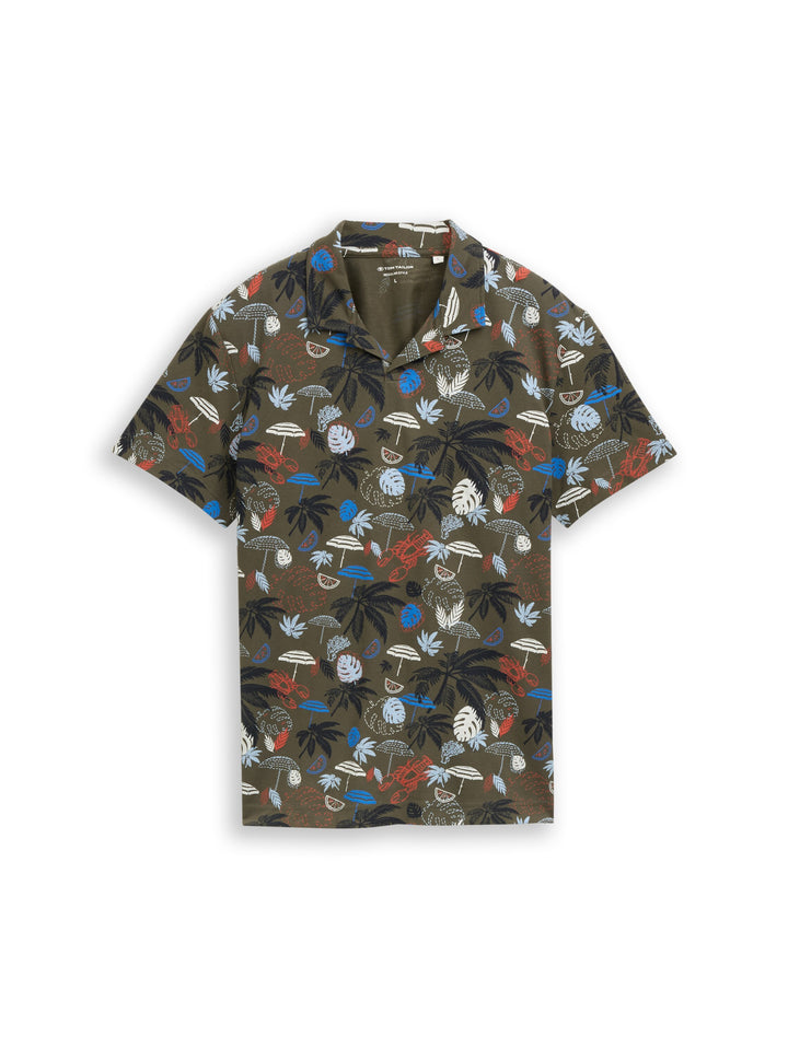 ALLOVER PRINTED POLO