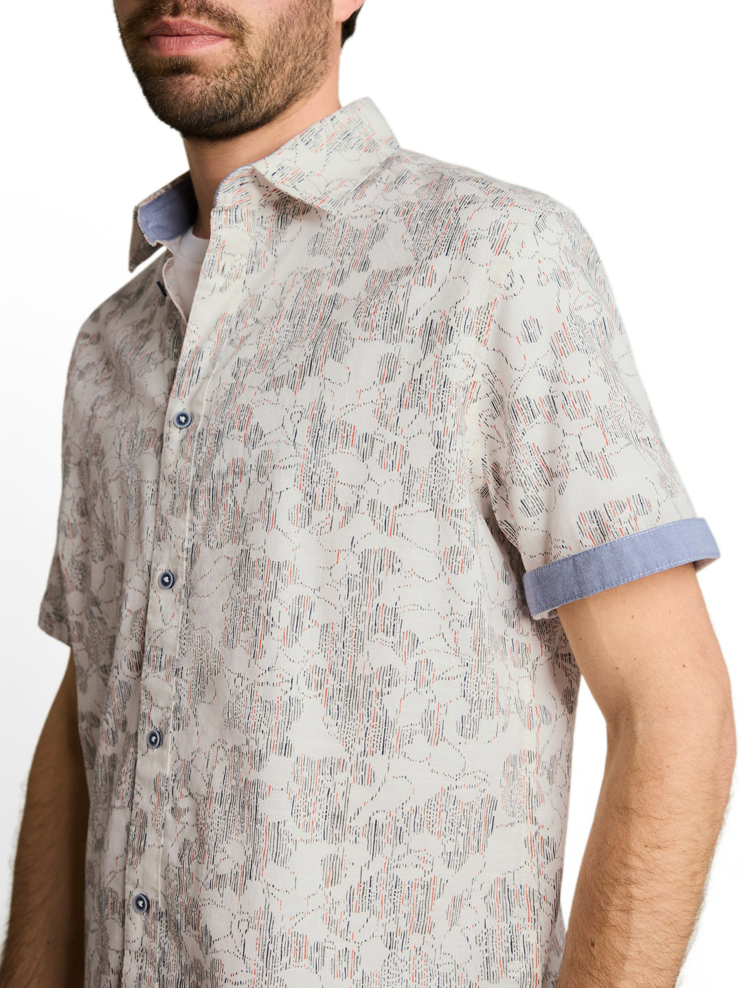 PRINTED SLUBYARN SHIRT