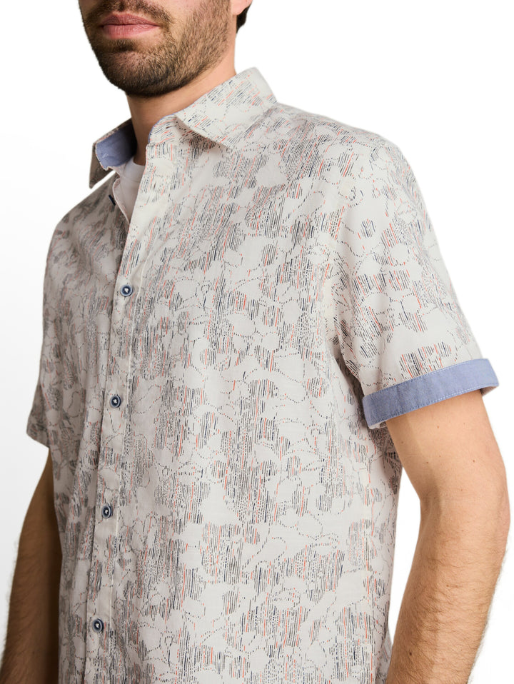 PRINTED SLUBYARN SHIRT