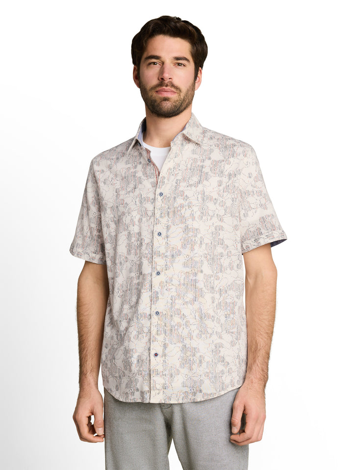 PRINTED SLUBYARN SHIRT