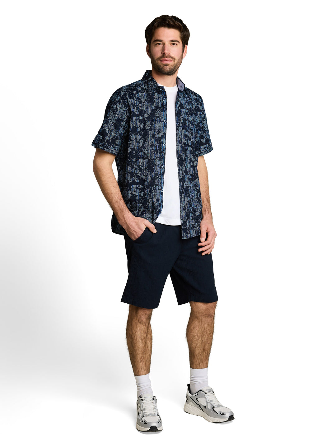 PRINTED SLUBYARN SHIRT