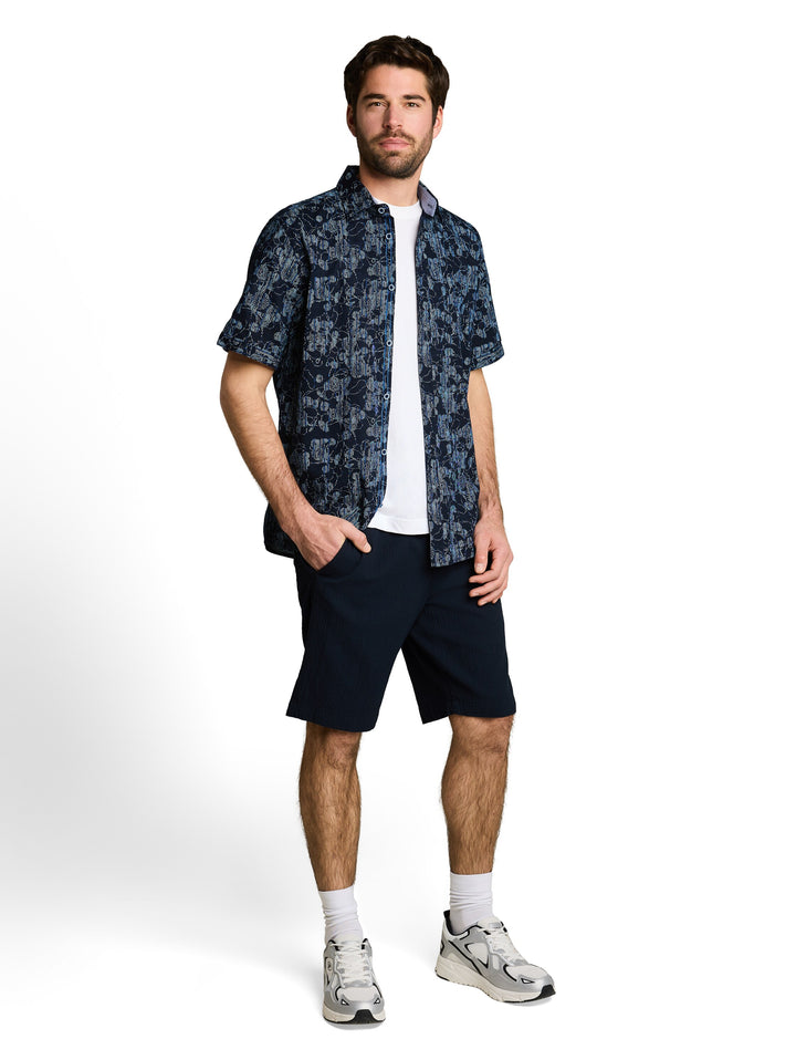 PRINTED SLUBYARN SHIRT