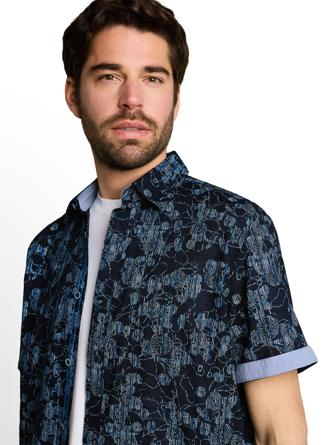 PRINTED SLUBYARN SHIRT