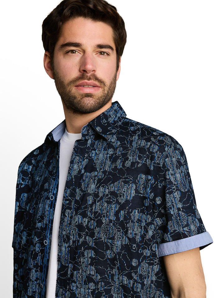 PRINTED SLUBYARN SHIRT