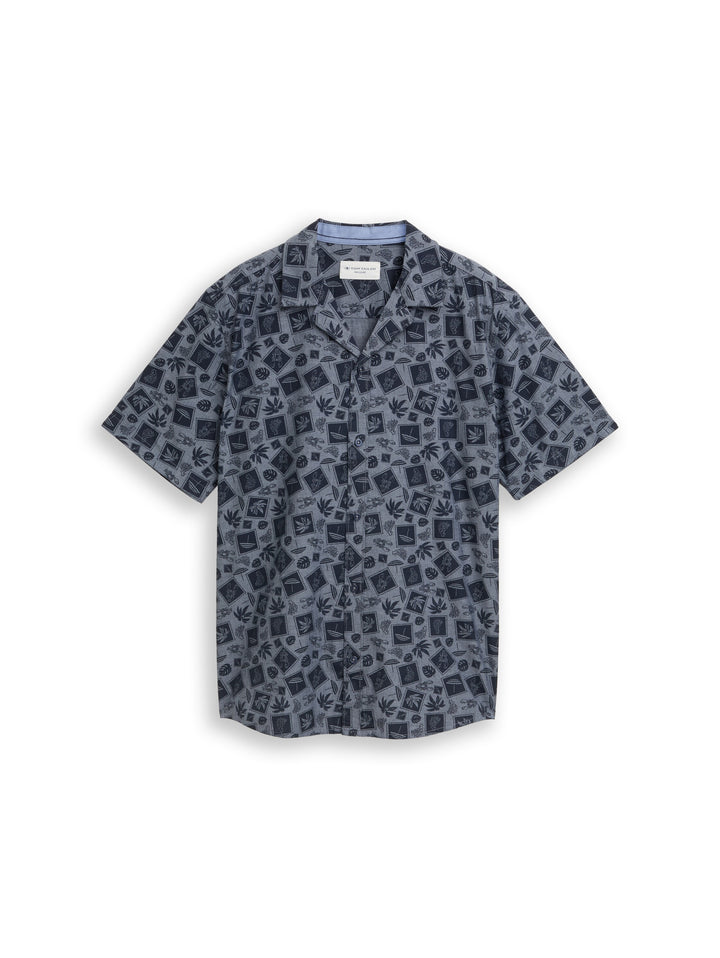 PRINTED OXFORD SHIRT