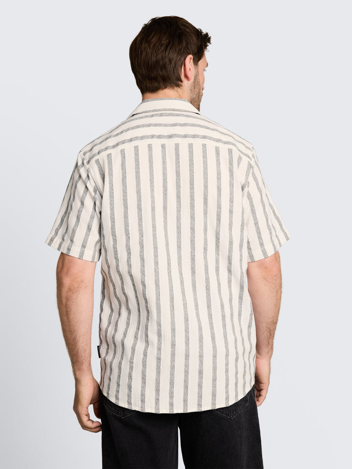 STRUCTURED STRIPE SHIRT