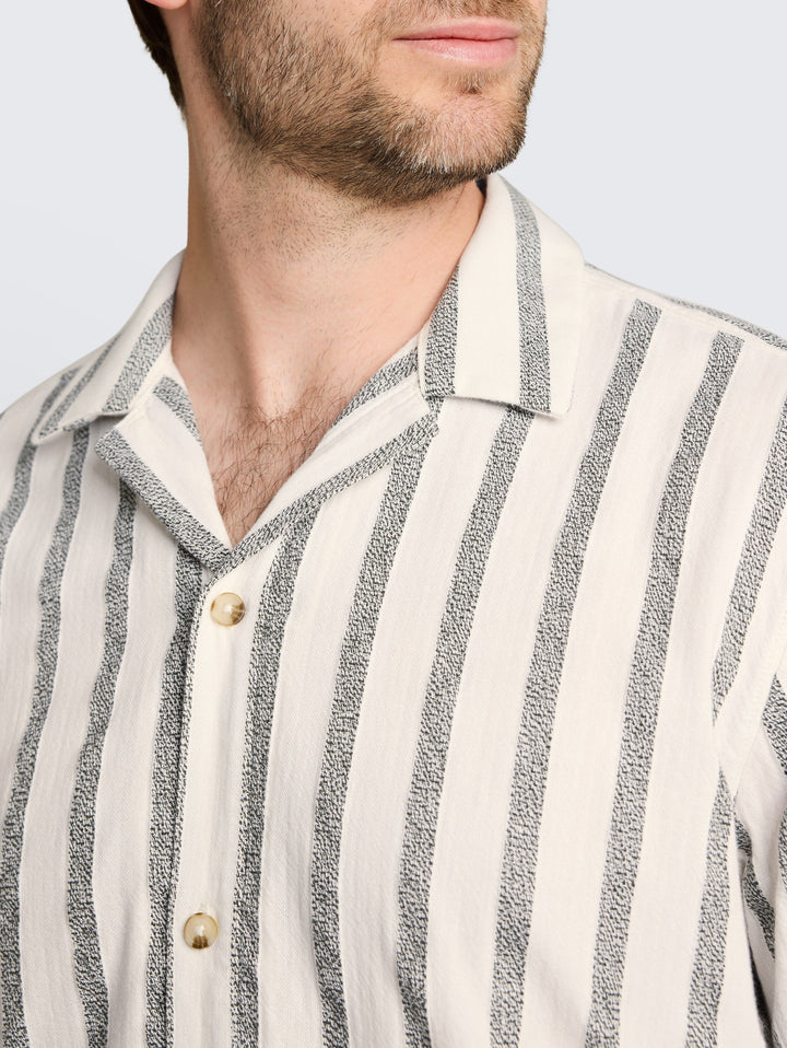 STRUCTURED STRIPE SHIRT