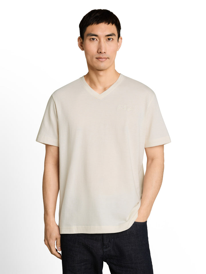 PRINTED V-NECK T-SHIRT