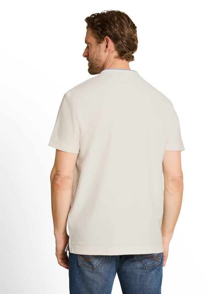 STRUCTURED STAND-UP POLO