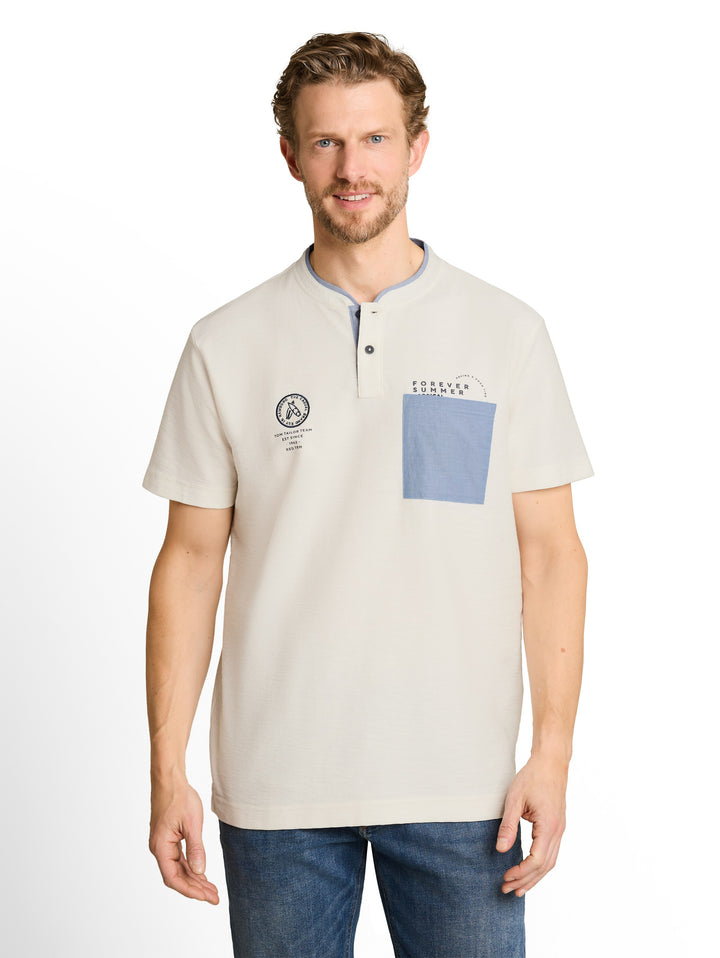STRUCTURED STAND-UP POLO