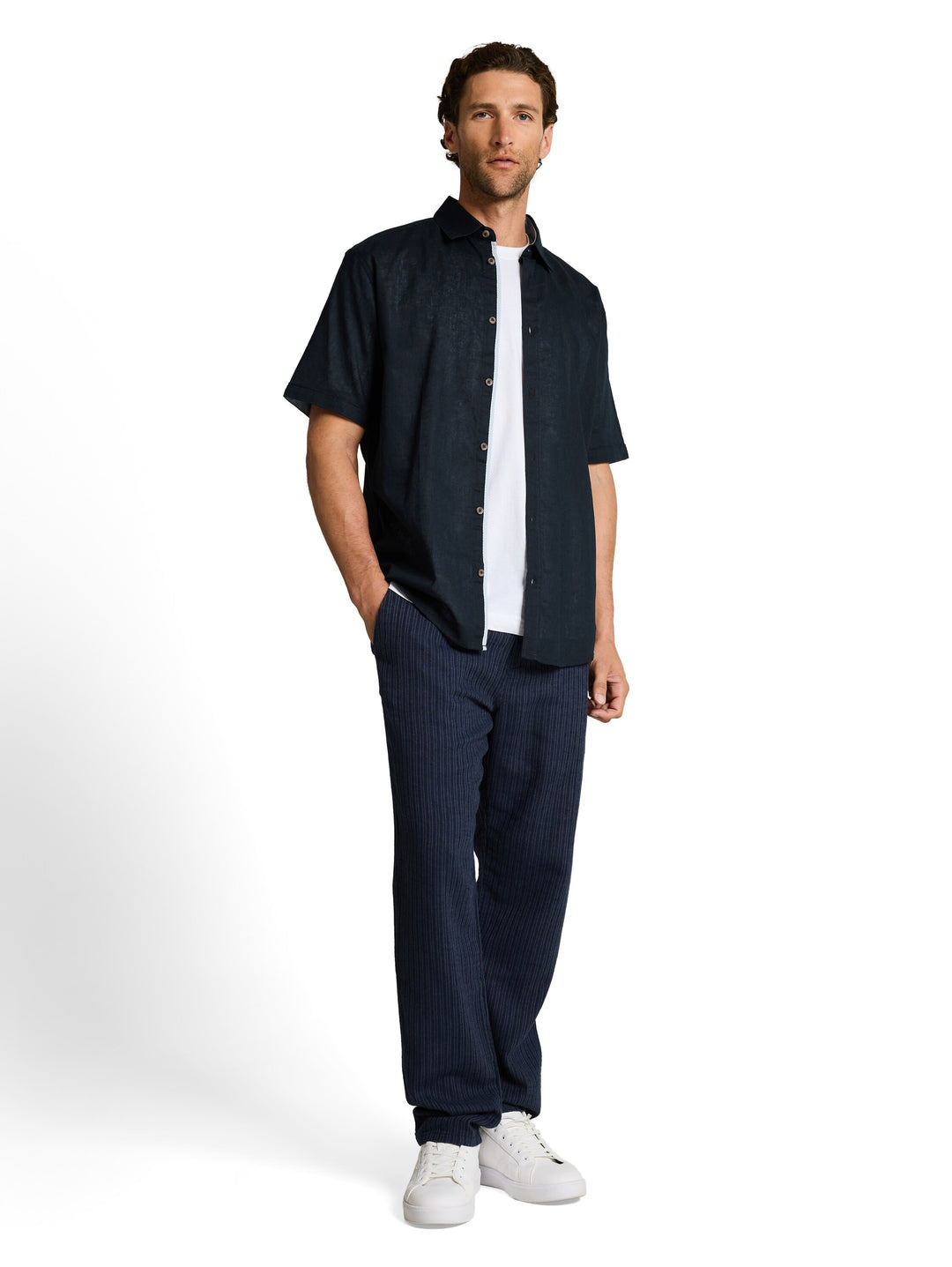 COTTON LINEN SHIRT