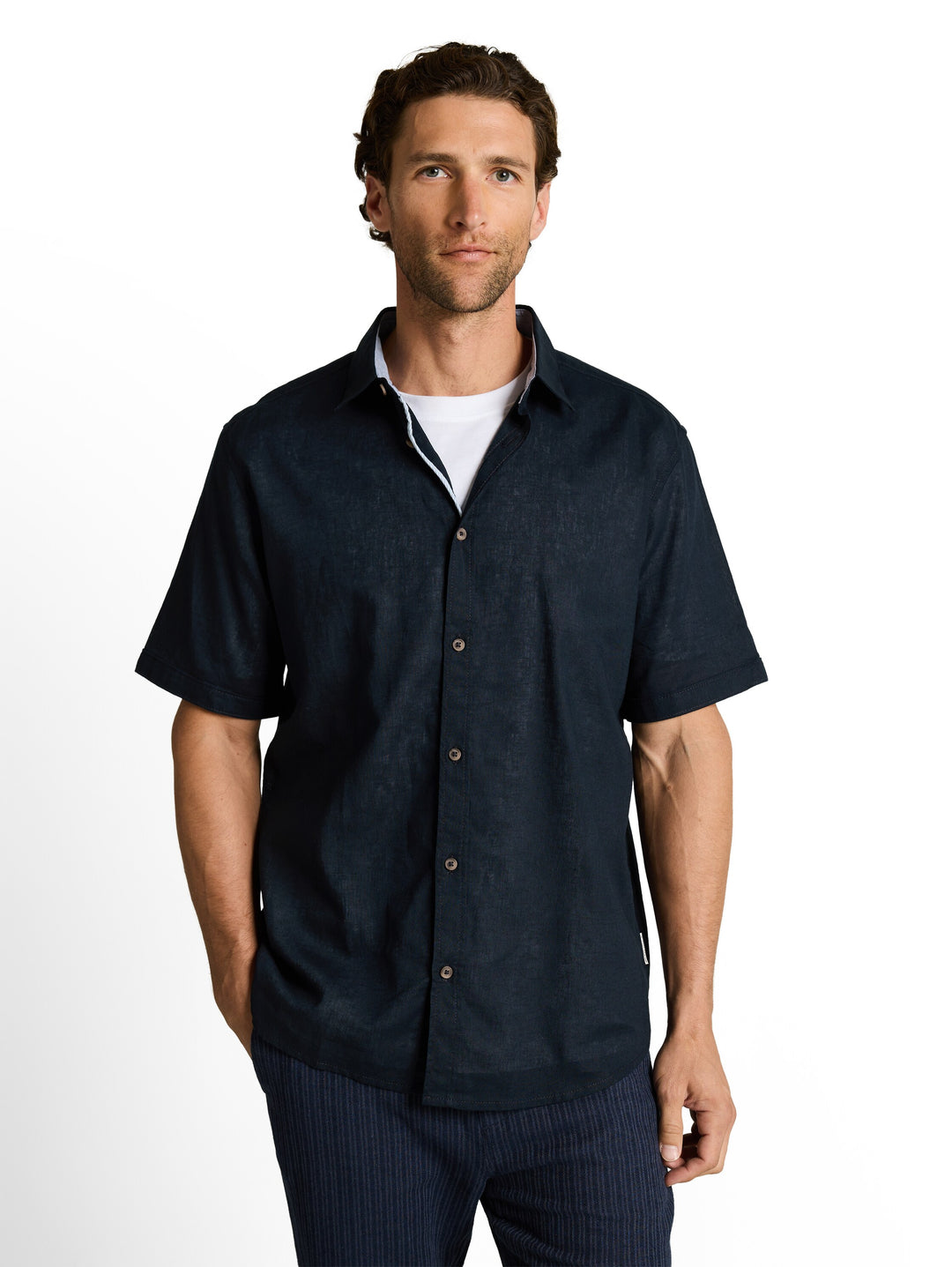 COTTON LINEN SHIRT