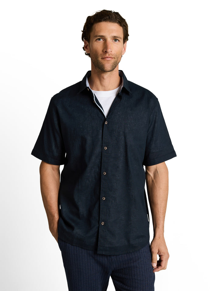 COTTON LINEN SHIRT
