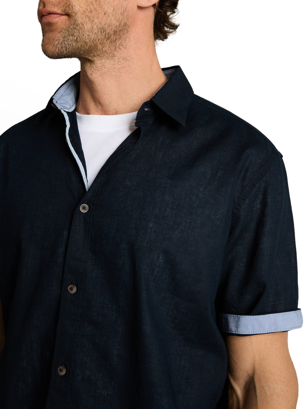COTTON LINEN SHIRT