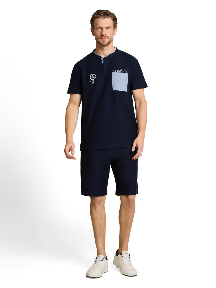 STRUCTURED STAND-UP POLO