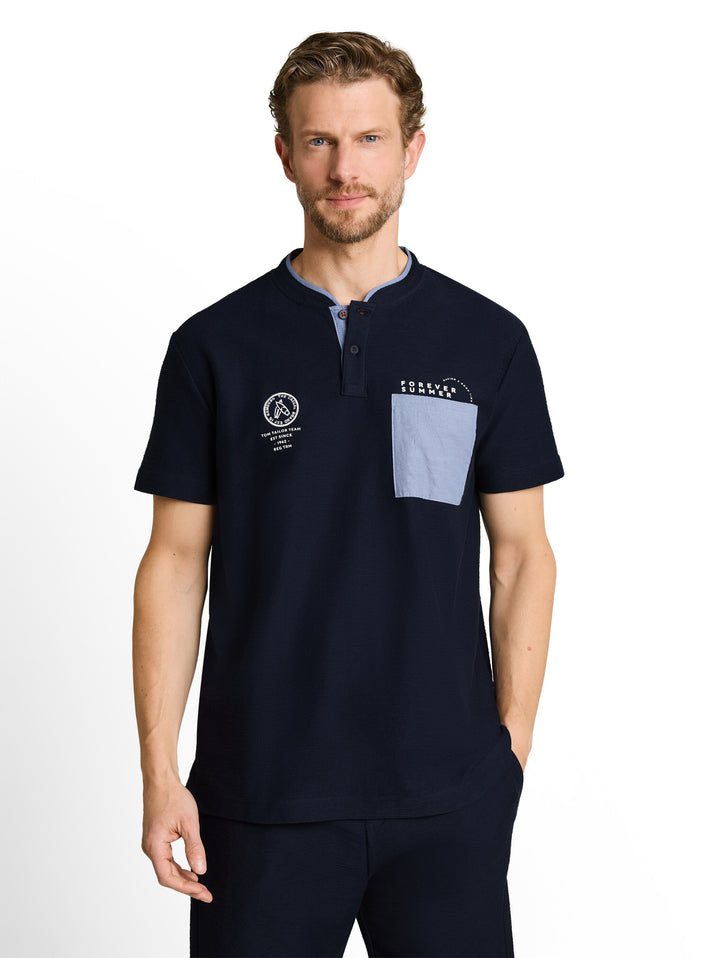 STRUCTURED STAND-UP POLO