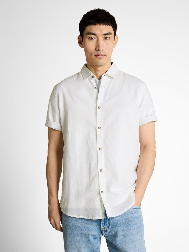 COTTON LINEN SHIRT