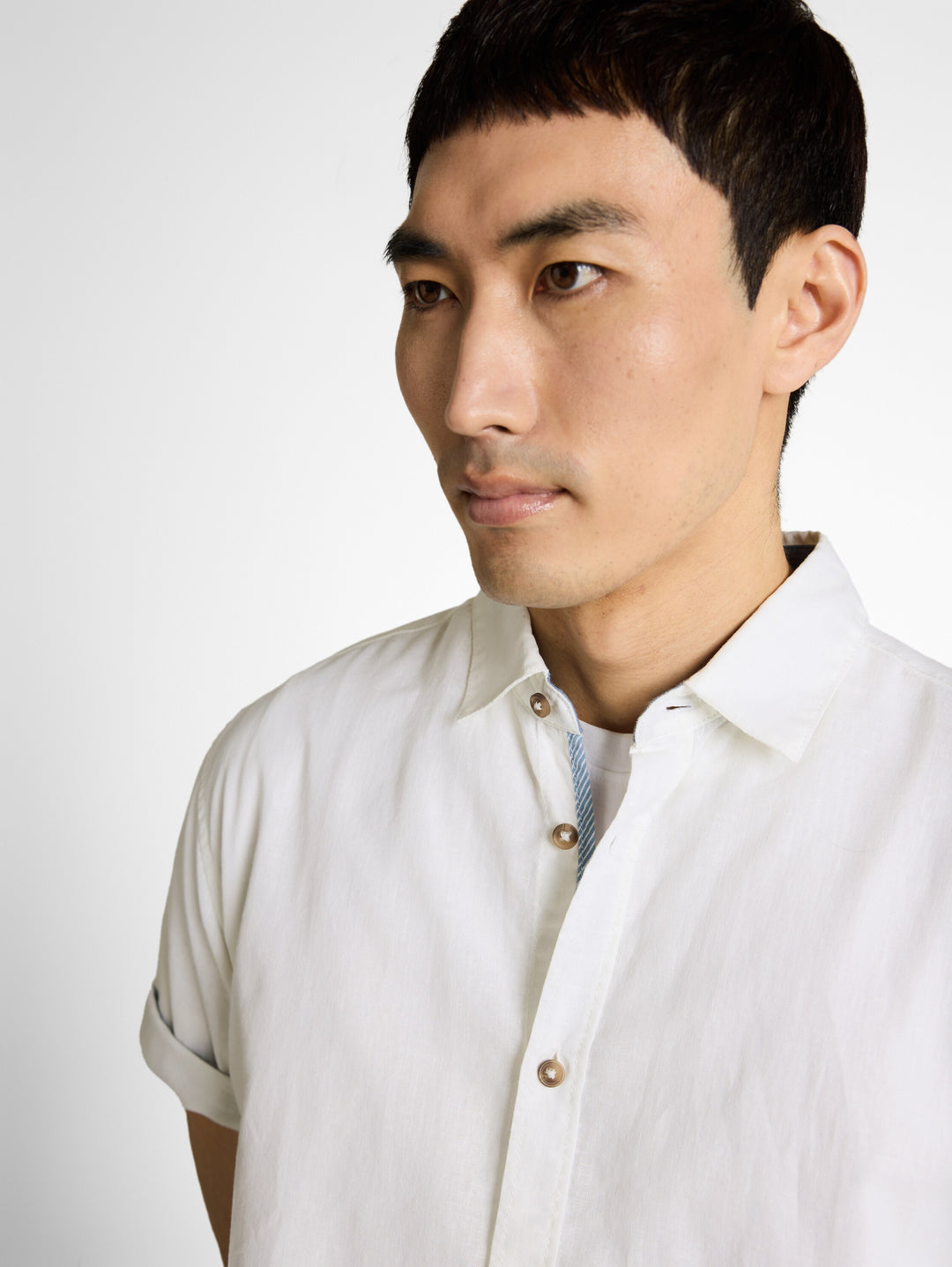 COTTON LINEN SHIRT
