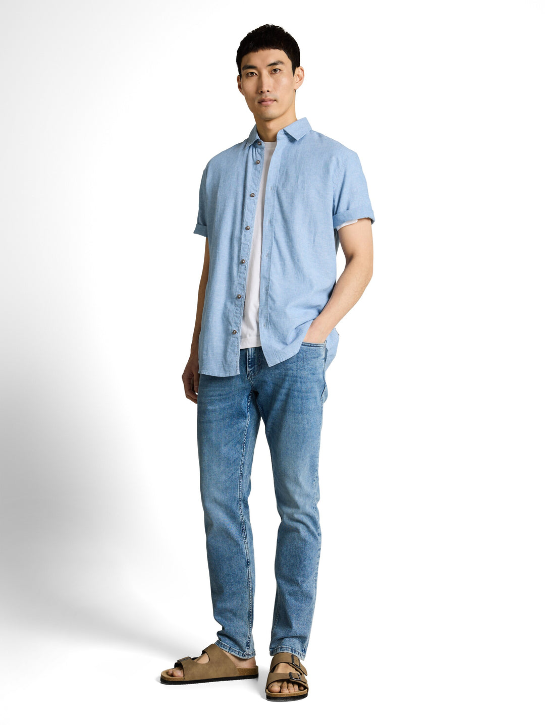 COTTON LINEN SHIRT