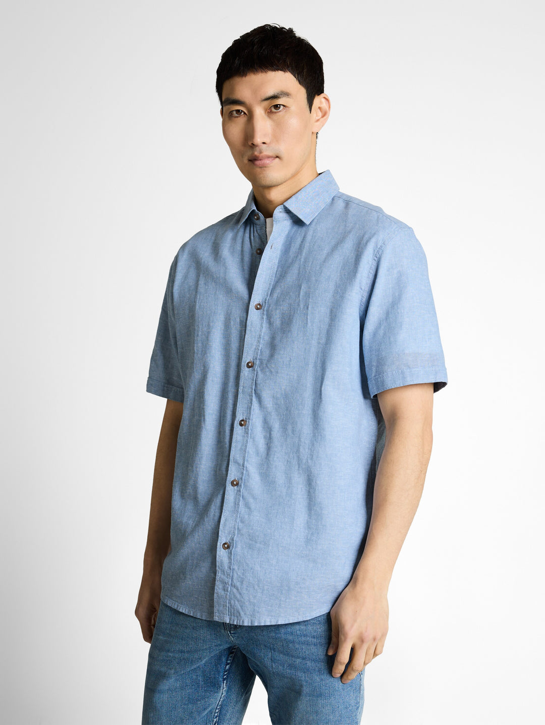 COTTON LINEN SHIRT