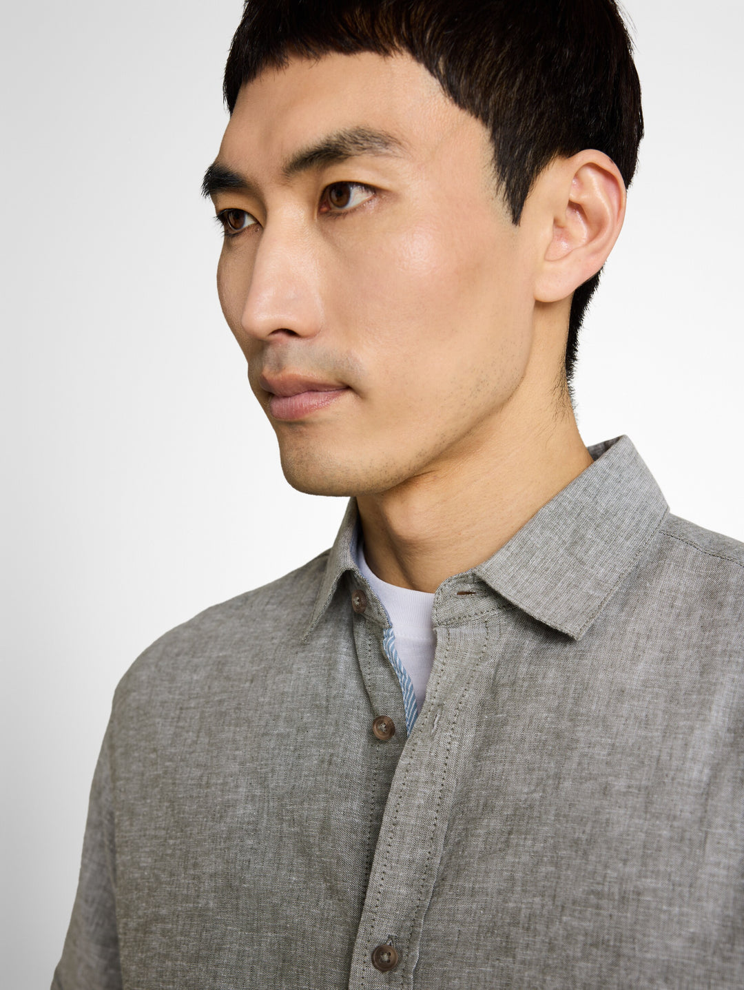 COTTON LINEN SHIRT