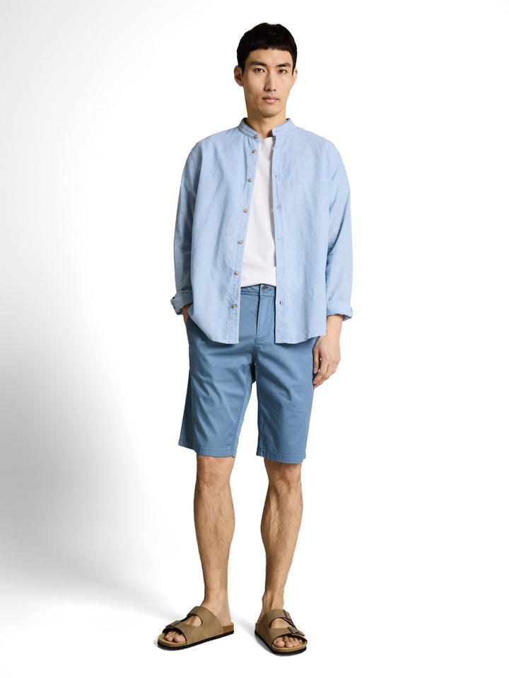 SLIM PRINTED CHINO SHORTS