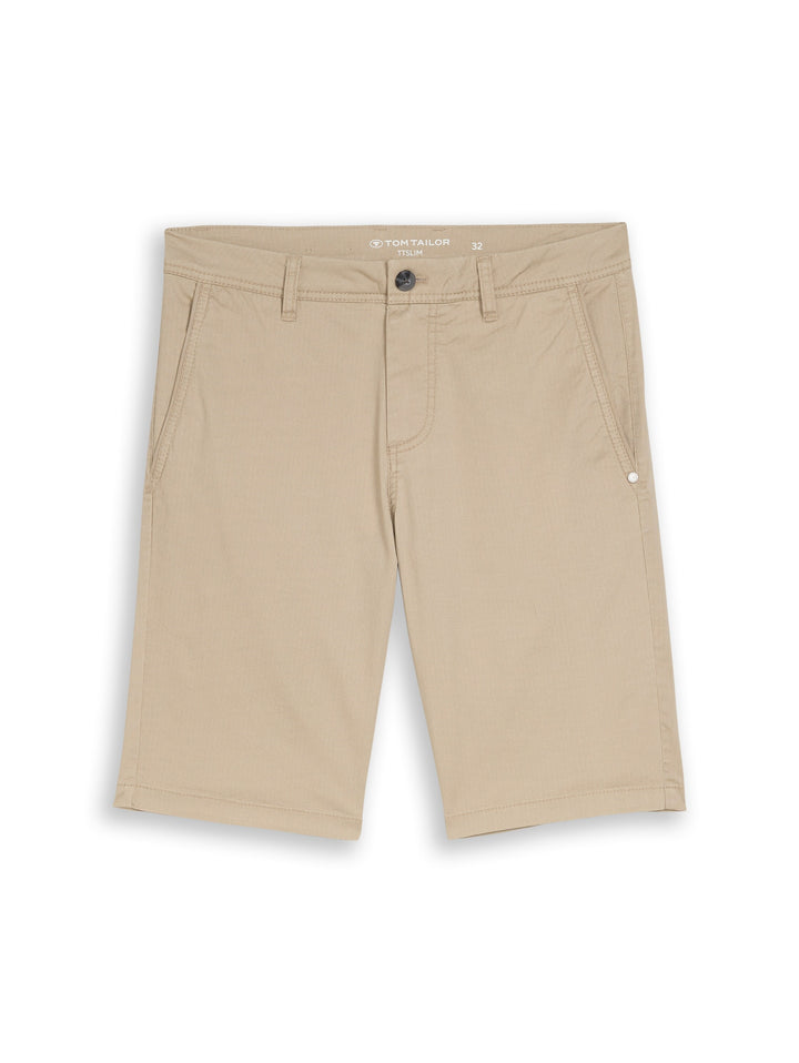 SLIM PRINTED CHINO SHORTS