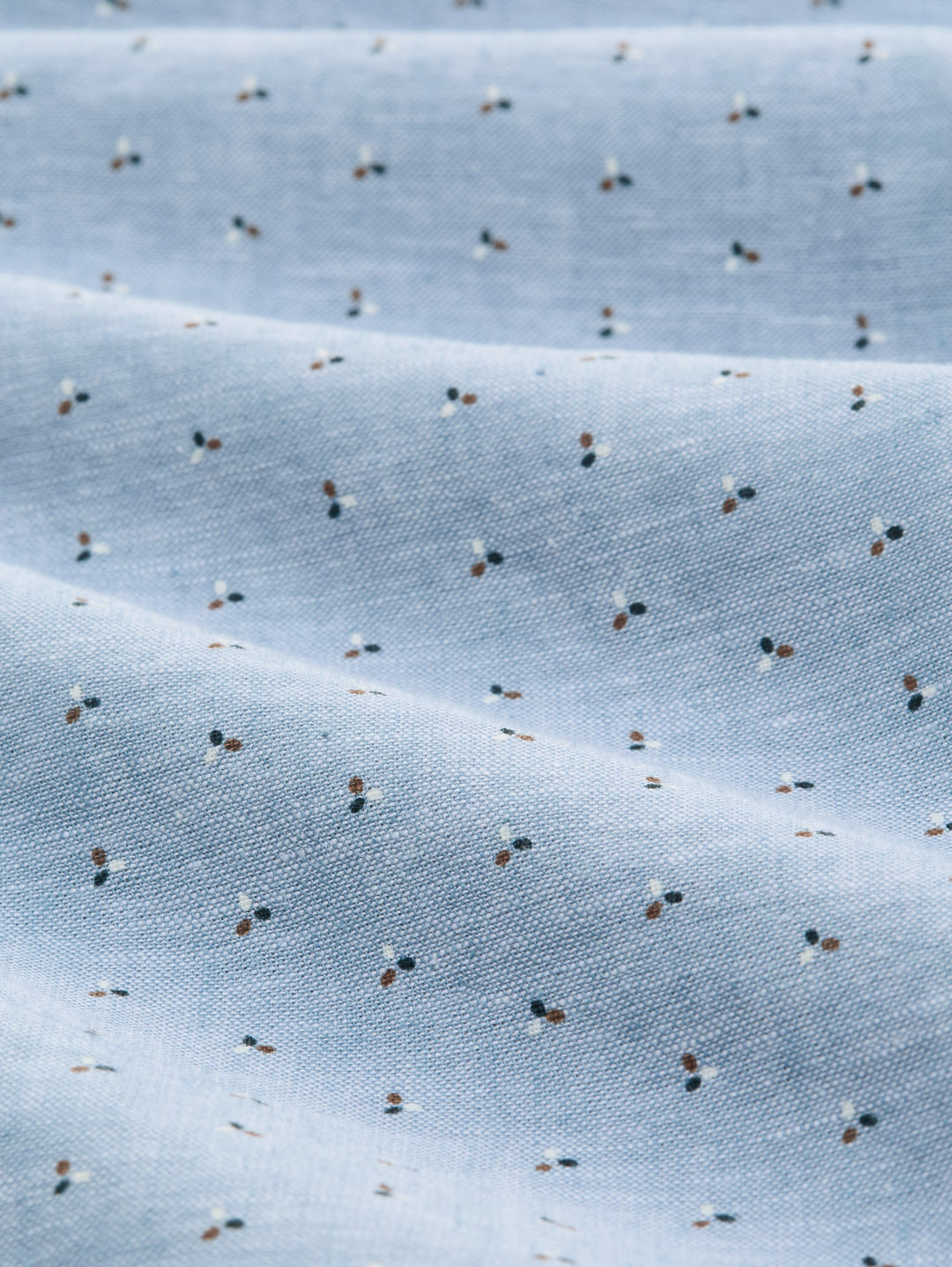 PRINTED COTTON LINEN SHIRT