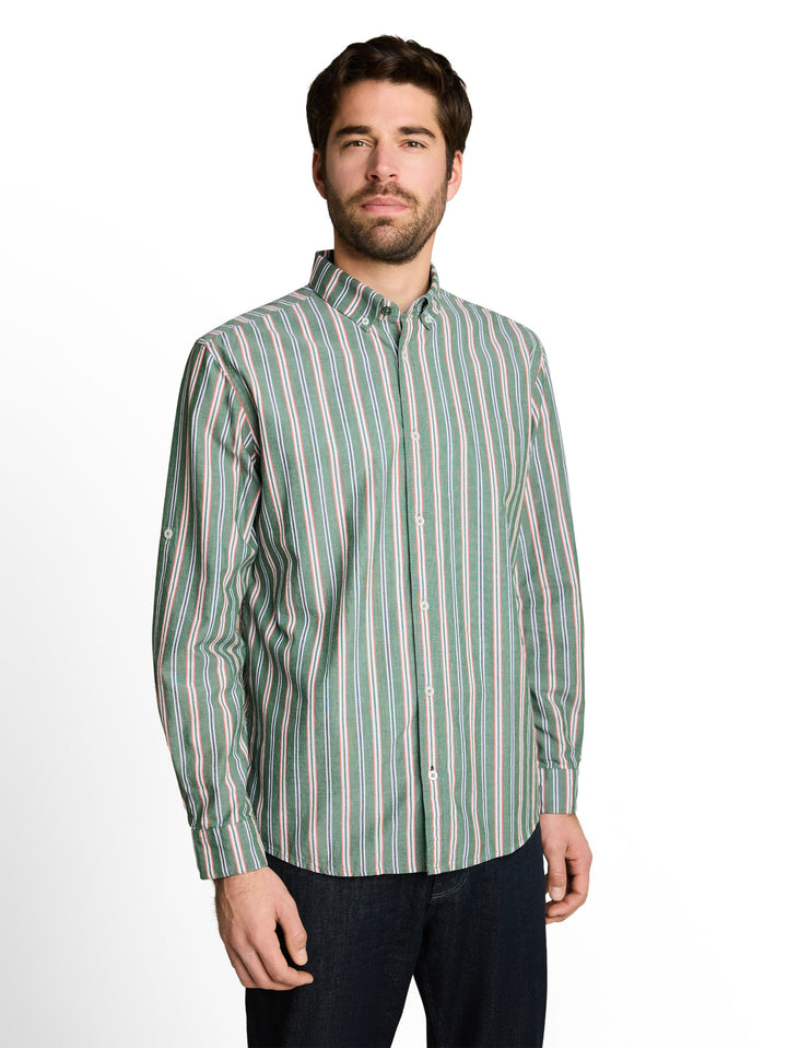 COLORFUL STRIPED OXFORD SHIRT
