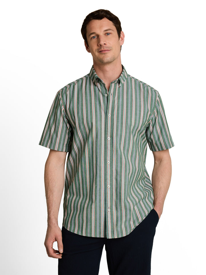 COLORFUL STRIPED OXFORD SHIRT