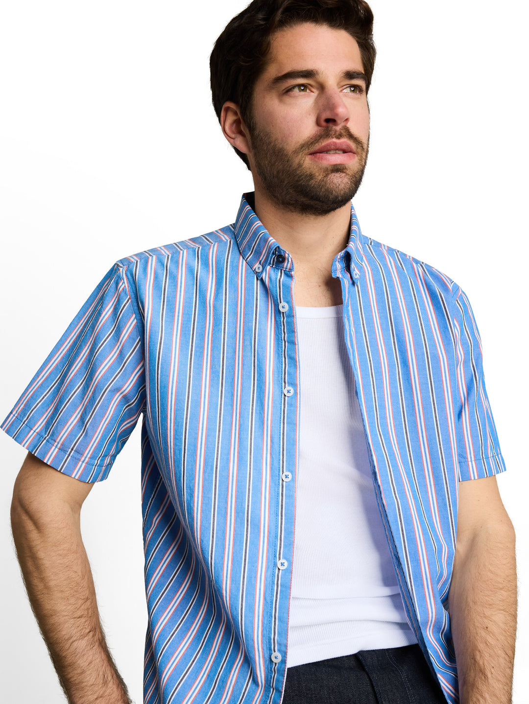 COLORFUL STRIPED OXFORD SHIRT