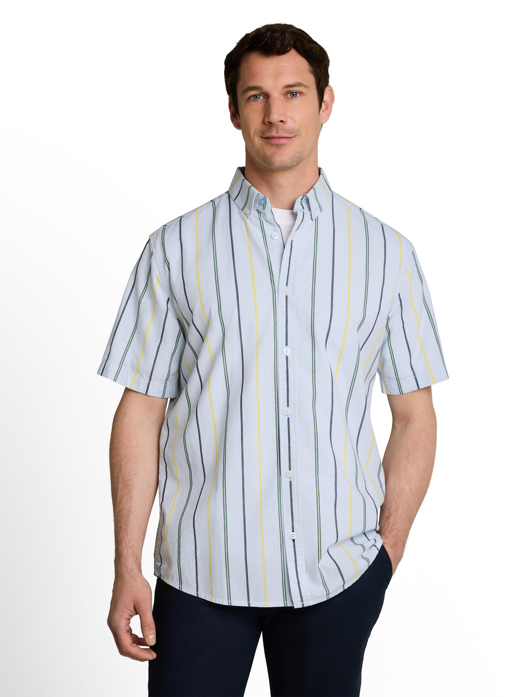 COLORFUL STRIPED OXFORD SHIRT