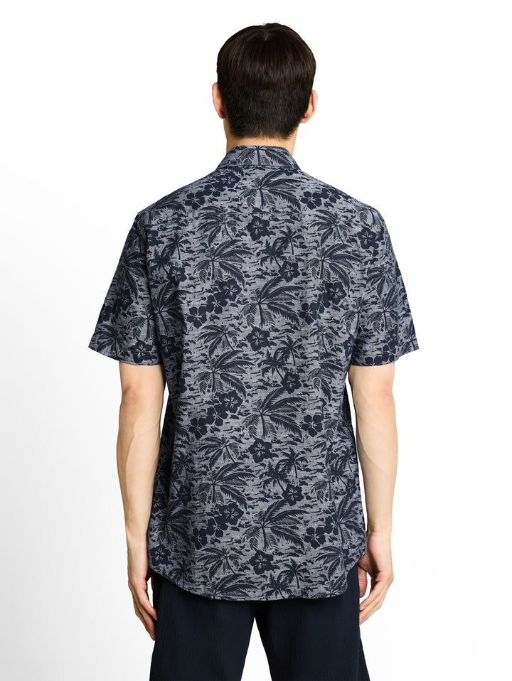 PRINTED SLUBYARN SHIRT