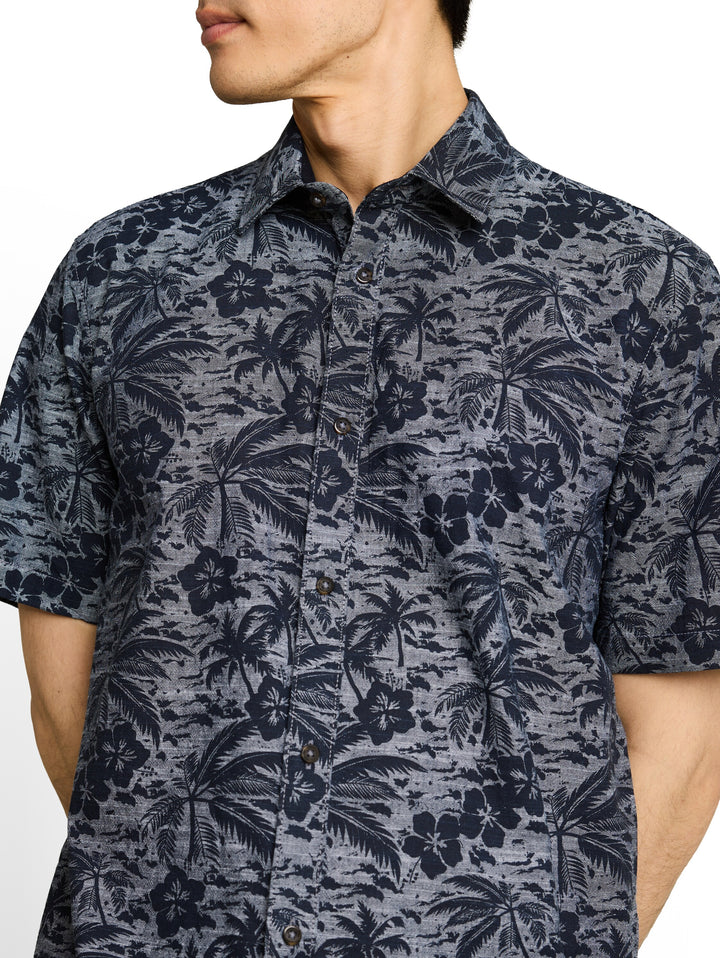 PRINTED SLUBYARN SHIRT