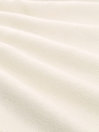 KNIT COSY EMBROIDERED MOCK-NECK