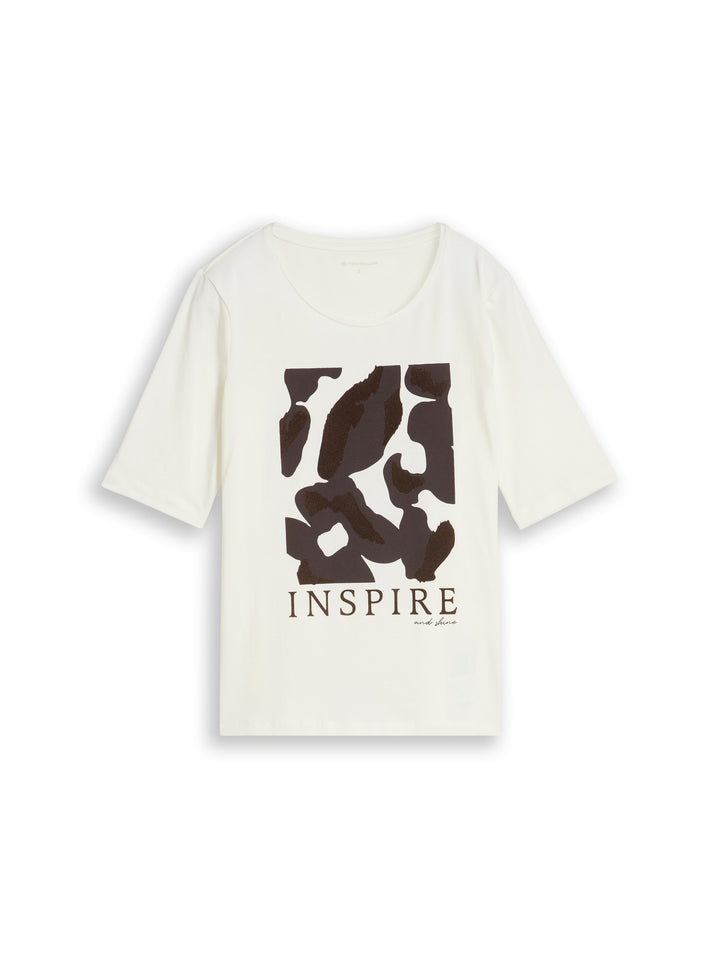 T-SHIRT FEMININE BASIC WITH PRINT