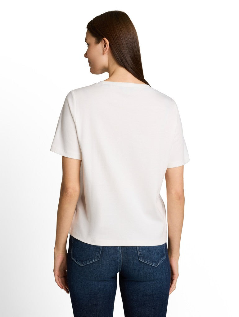 T-SHIRT INTERLOCK CREW NECK