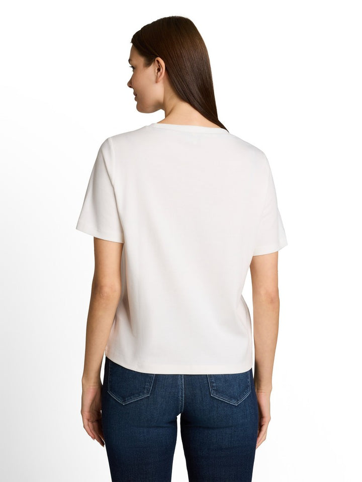 T-SHIRT INTERLOCK CREW NECK