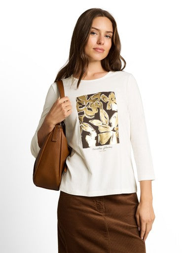 T-SHIRT CREW NECK FRONT PRINT