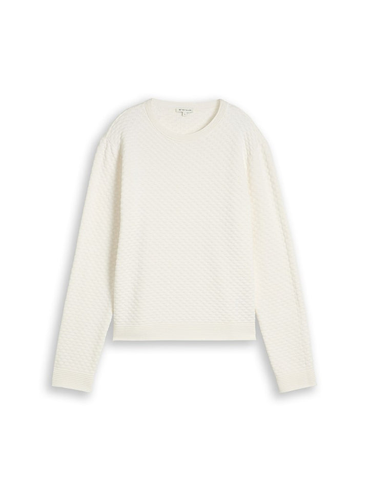 KNIT NEW BUBBLE STRUCTURE SWEATER