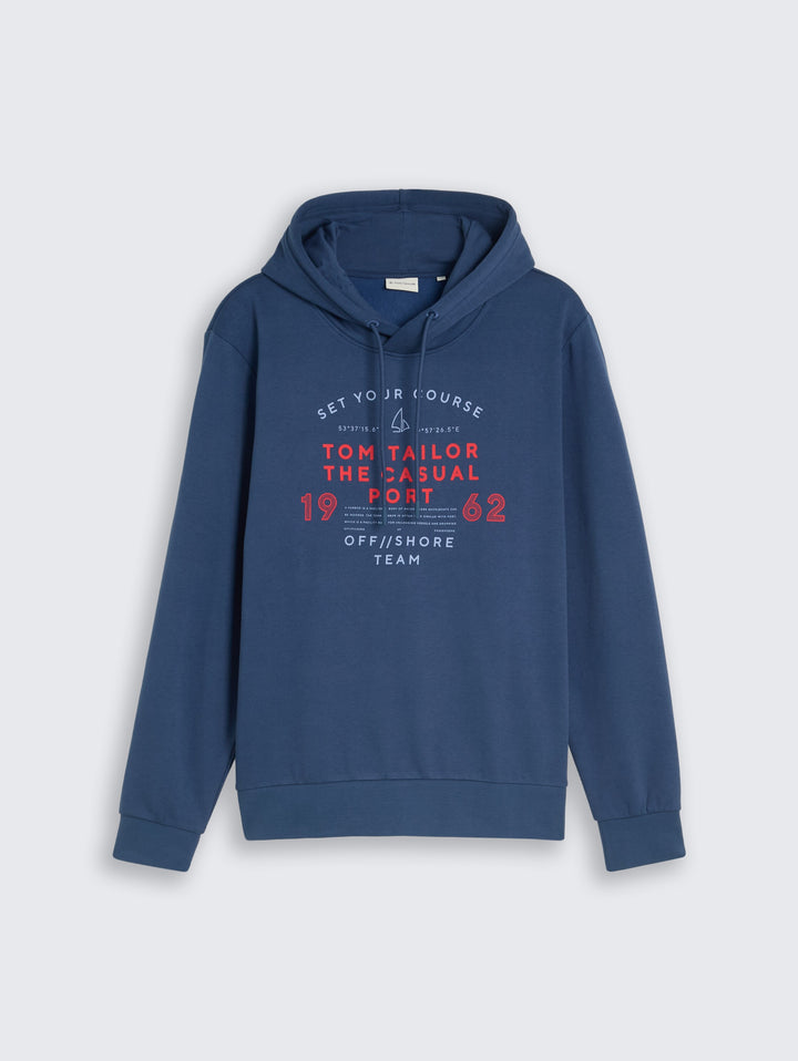 BASIC PRINTED HOODIE