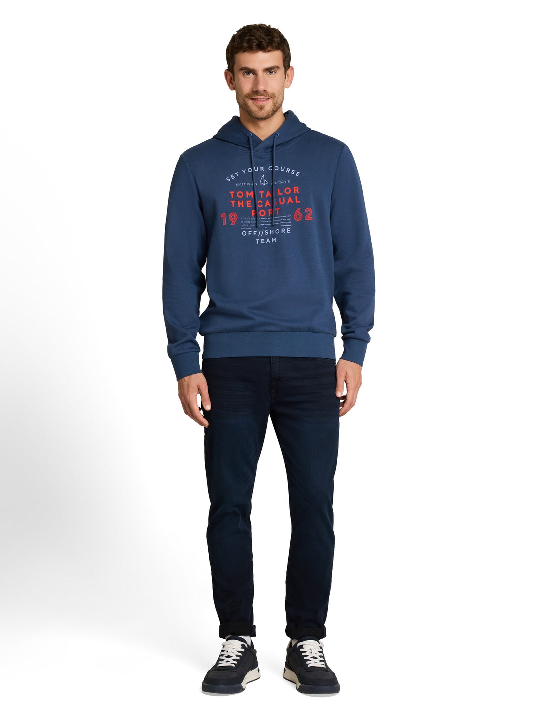 BASIC PRINTED HOODIE
