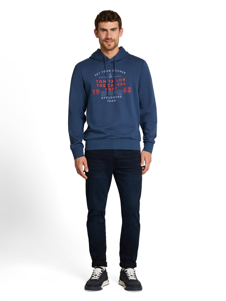 BASIC PRINTED HOODIE