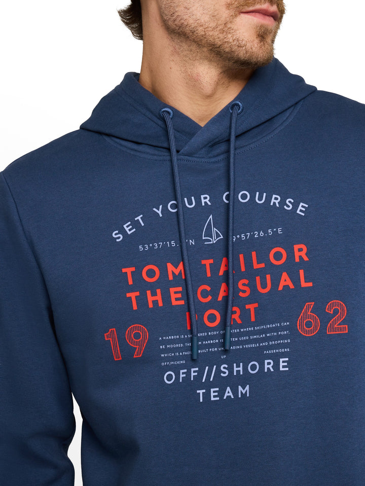 BASIC PRINTED HOODIE