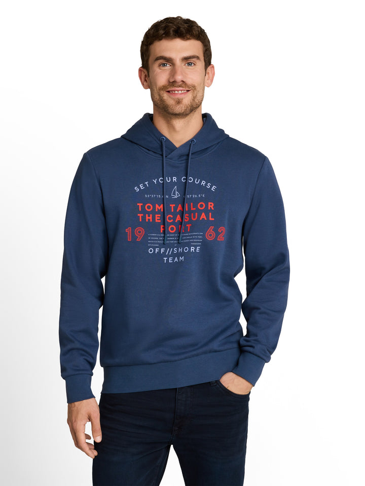 BASIC PRINTED HOODIE