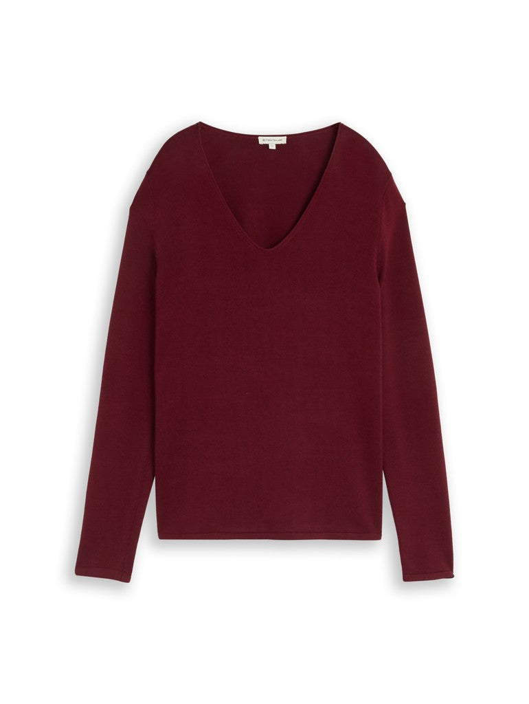 SWEATER BASIC V-NECK