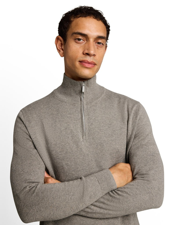 COTTON CASHMERE TROYER KNIT