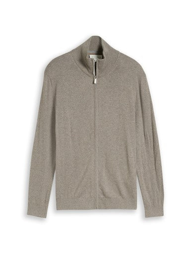 COTTON CASHMERE ZIP JACKET