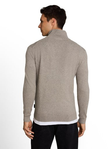 COTTON CASHMERE ZIP JACKET