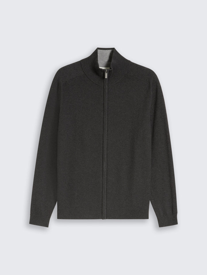 BASIC ZIP JACKET KNIT